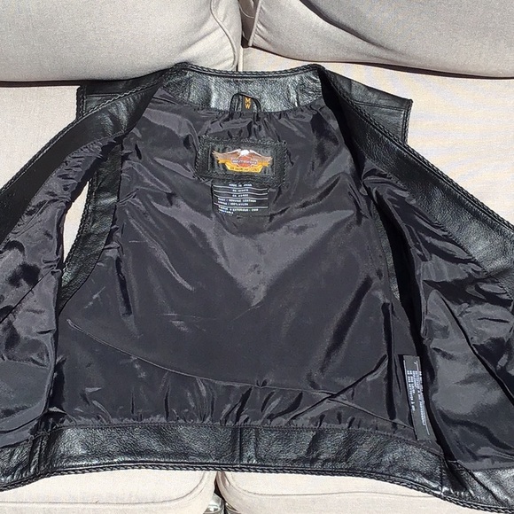 NWOT’s! Women’s Black Harley Davidson Vest Sz MW - Picture 6 of 8